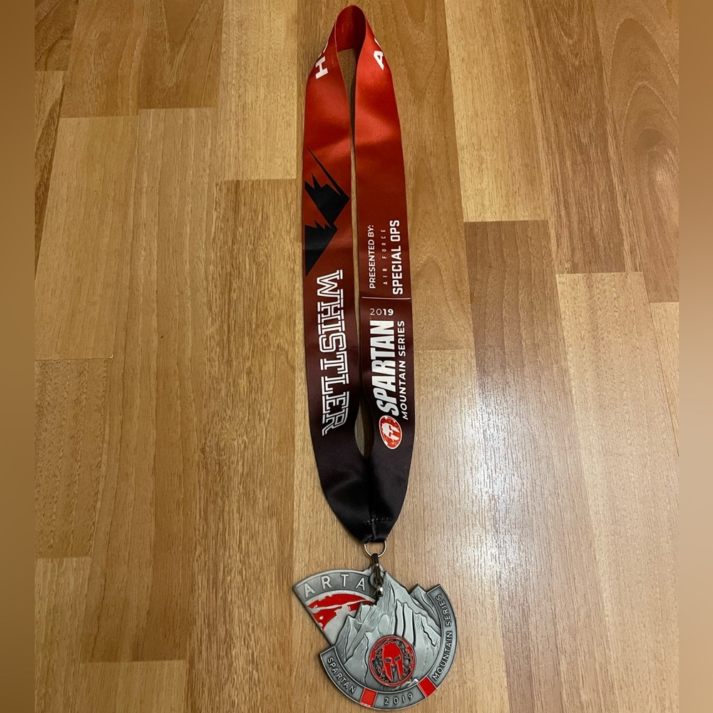 Spartan 2019 Whistler Special Ops Medallion Winner Marathon Lanyard Canada